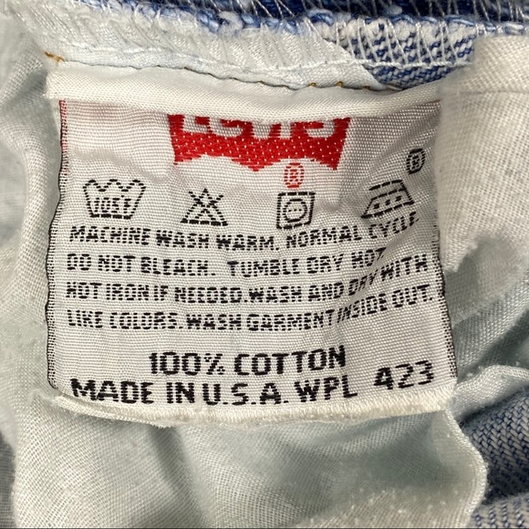 VTG 1997 Levi’s 501 Button Fly Denim Mom Jeans - Picture 4 of 10